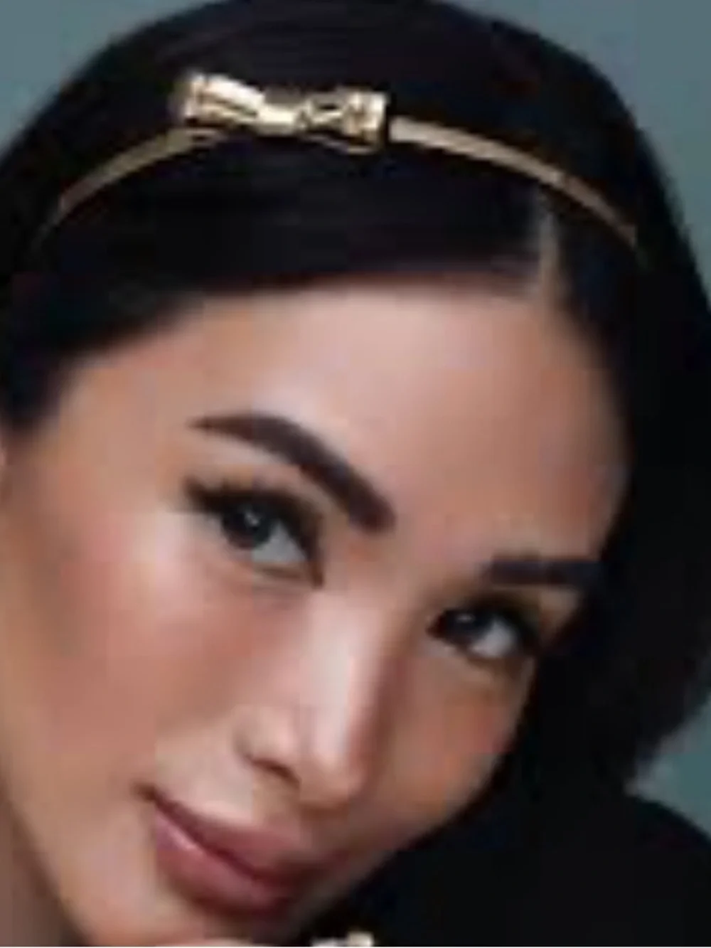 Gold Bow Headband for Women